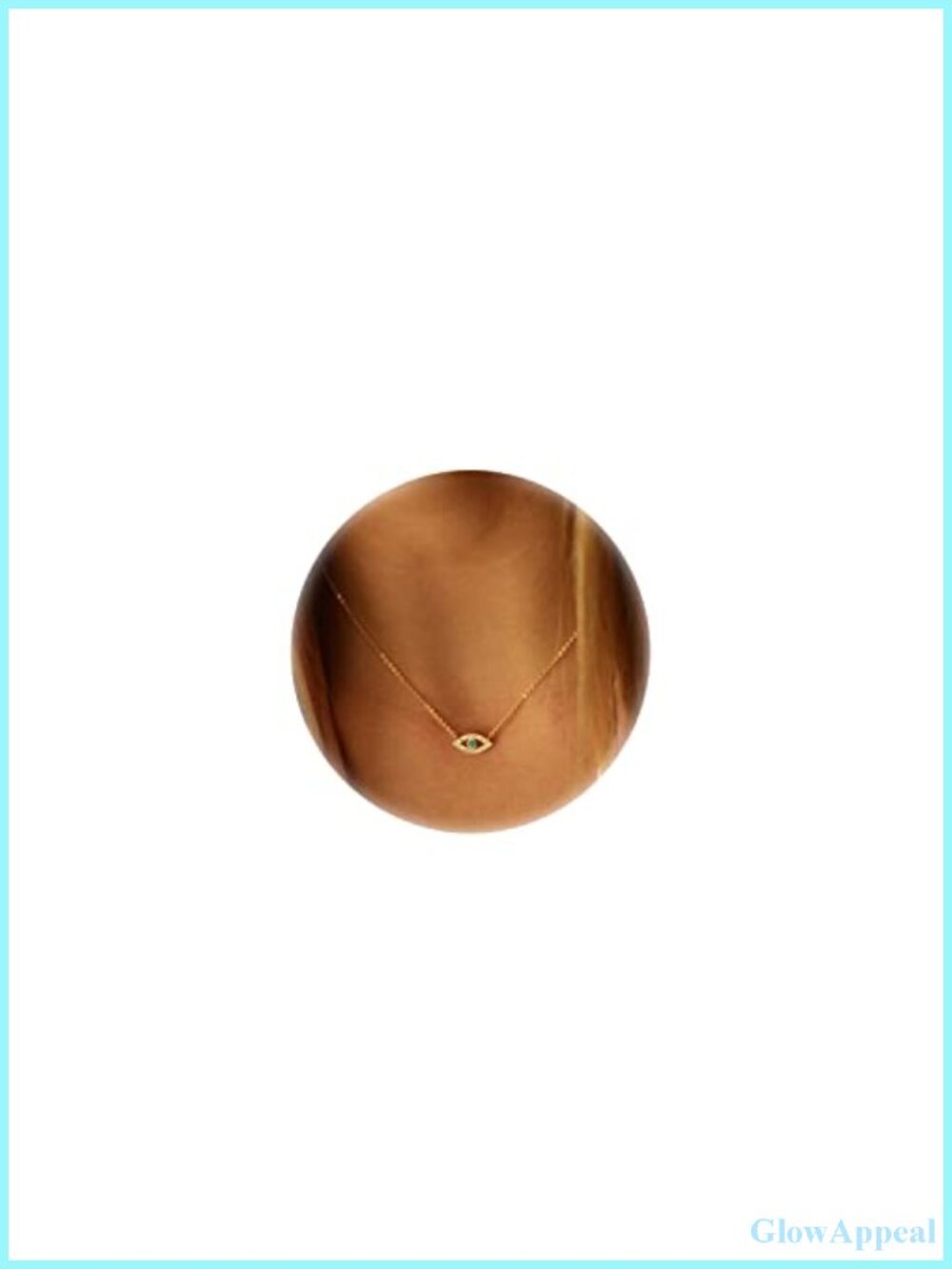 14k Gold Plated Brass Evil Eye Heart Star Moon Choker Necklace 17" Extender
